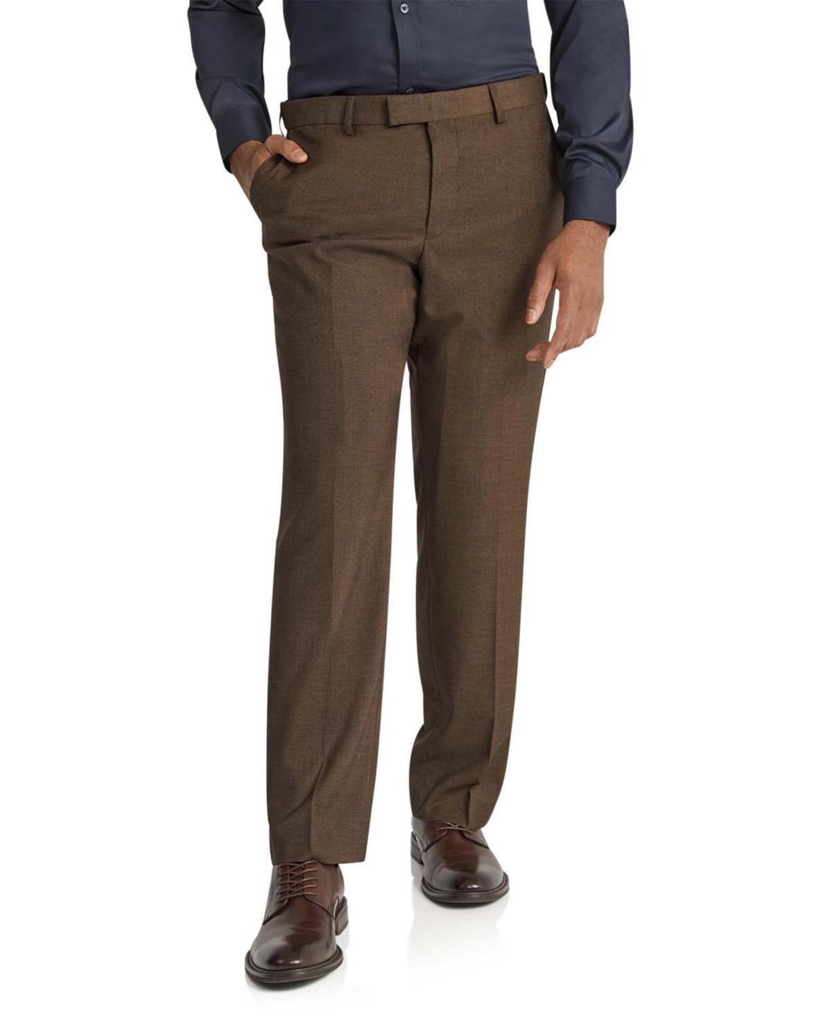 Men's Big & Tall Austin Stretch Dress Pant - Brown