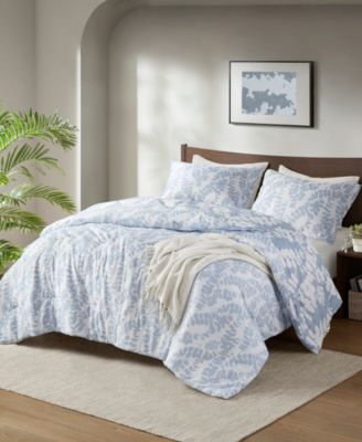 Aria Floral Print Reversible 3-Pc. Comforter Set, King/California King