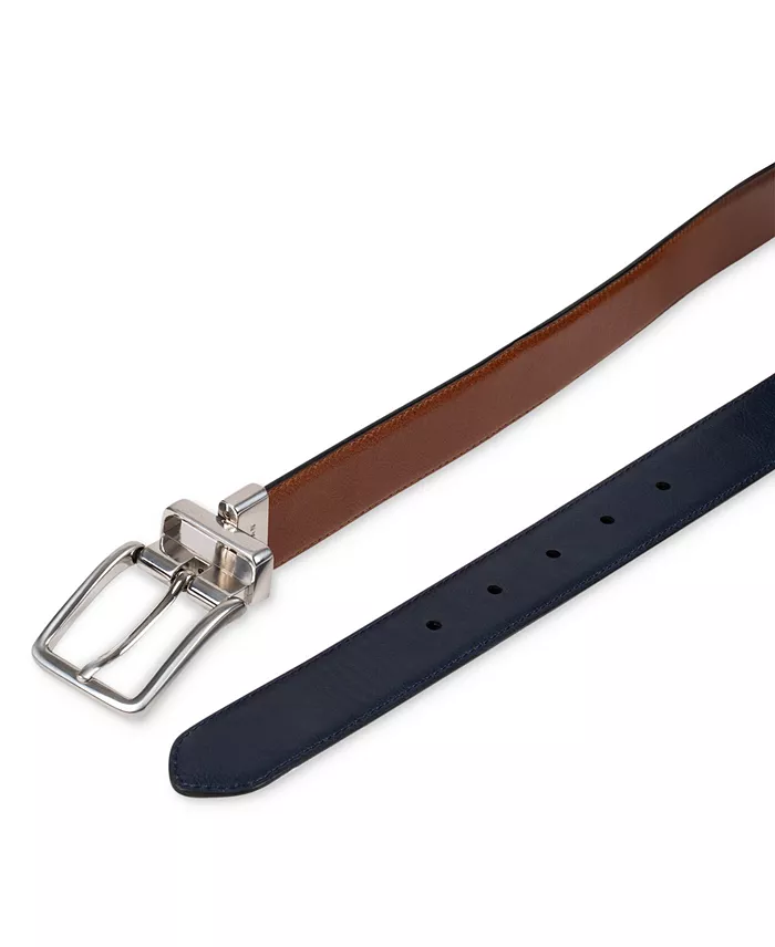Men's Reversible Leather Dress Belt - thumbnail 3