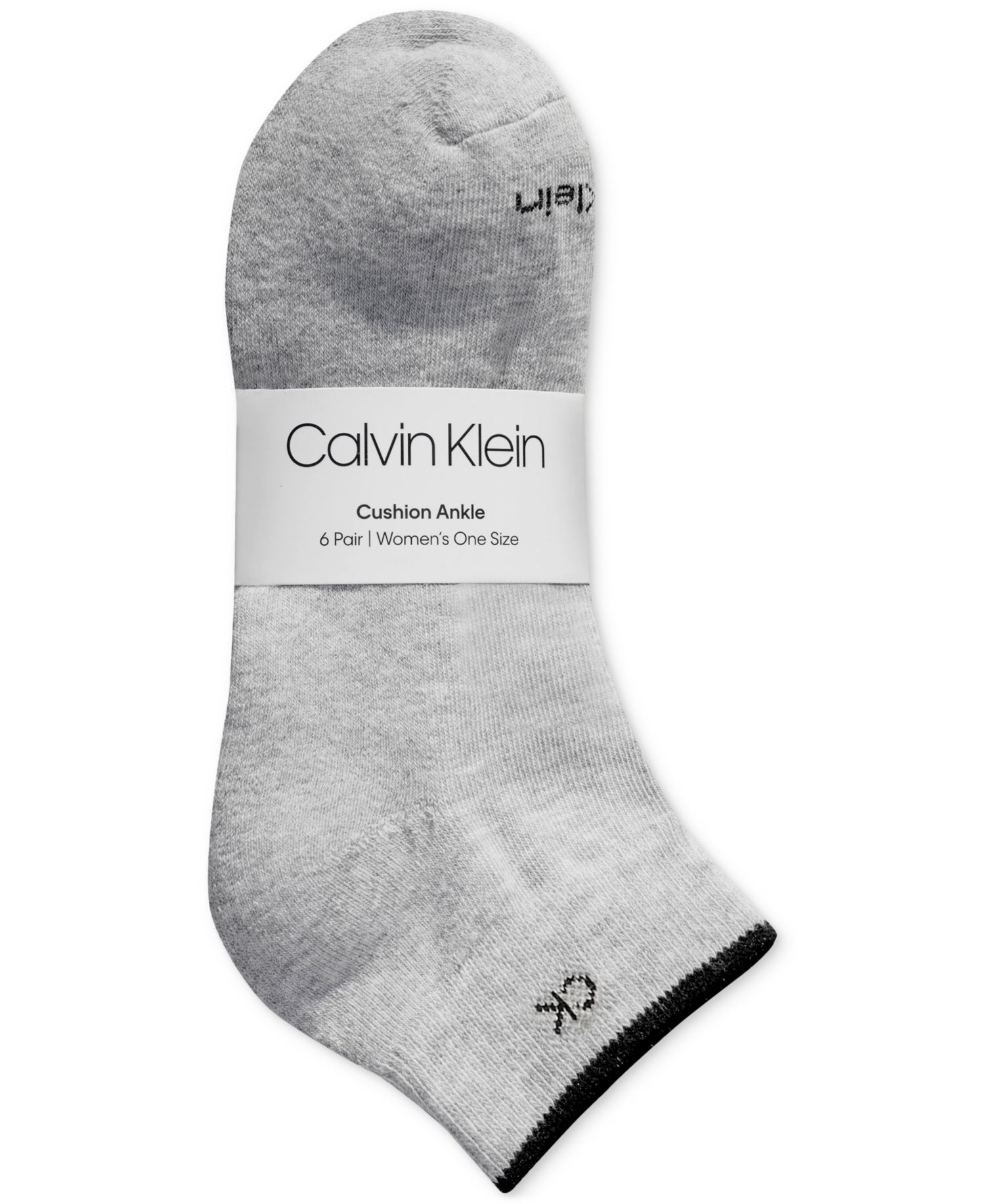 Women's 6-Pk. Solid Cushion Quarter Socks
