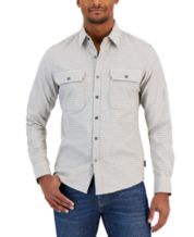 Macys mens casual button down shirts best sale