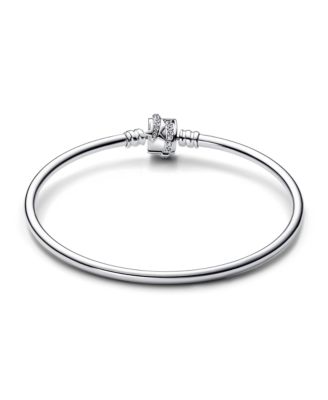 Moments Cubic Zirconia Sparkling Shooting Star Clasp Bangle Bracelet