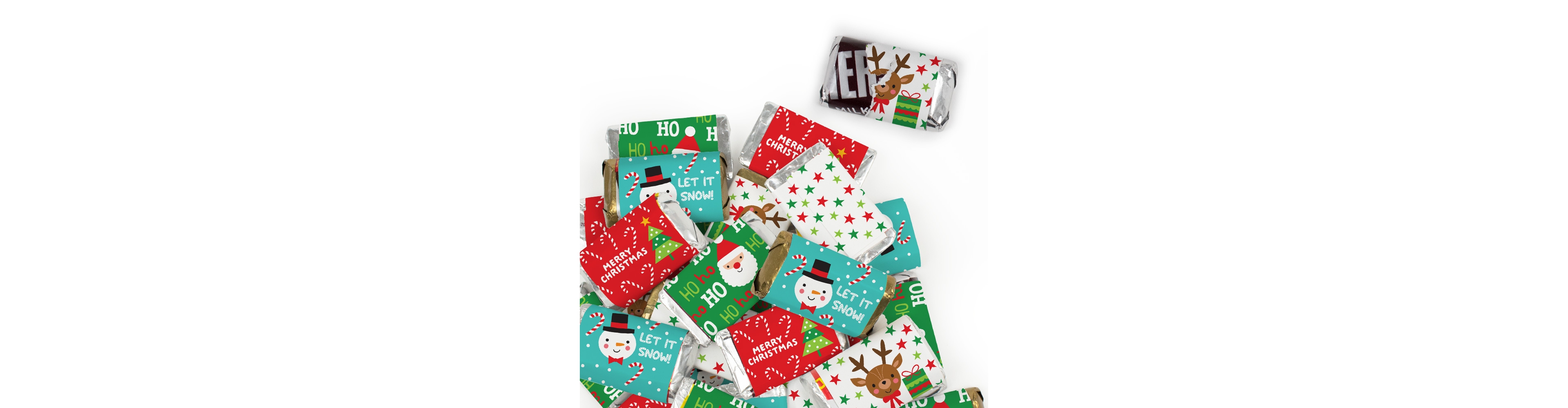 Just Candy Christmas Candy Party Favors Hershey's Miniatures Chocolate