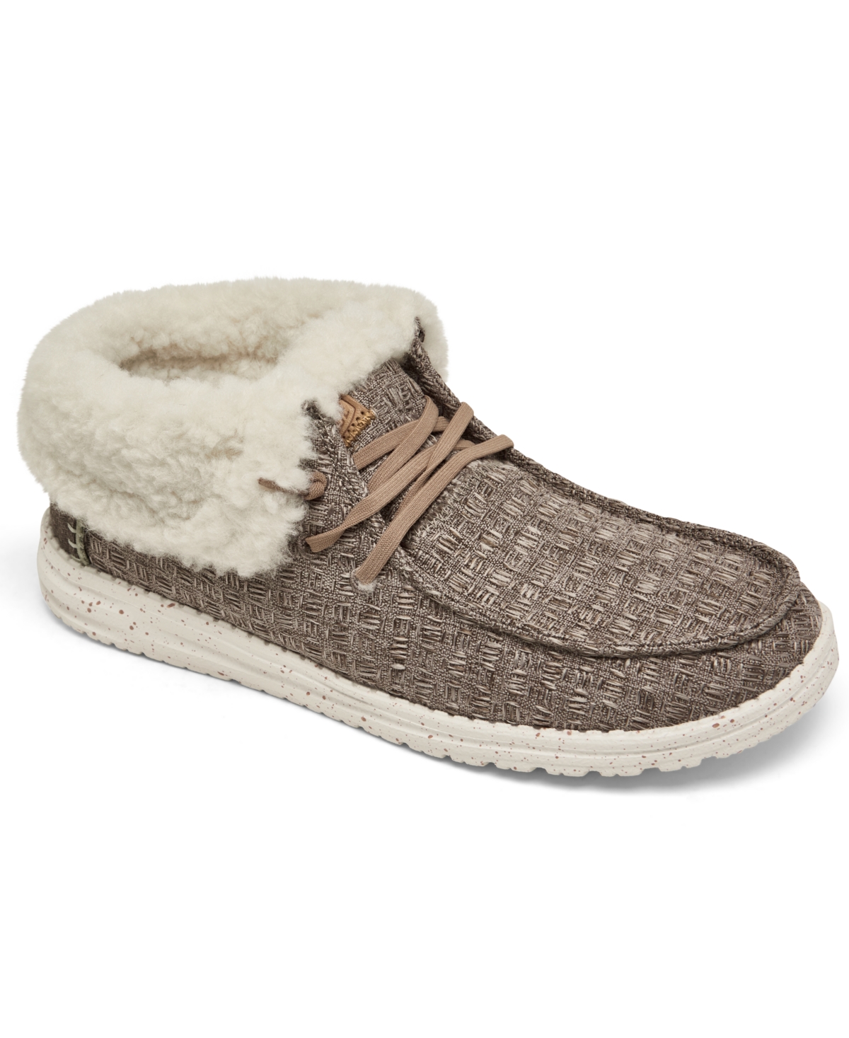 Women's Wendy Fold Casual Moccasin Sneakers from Finish Line - Walnut