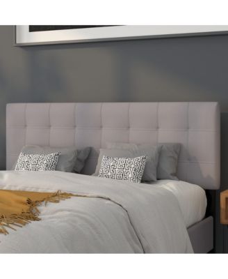 1 PC Metal Quilted Tufted Queen Upholstered Headboard