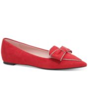 Red Ballet Flats Macy s