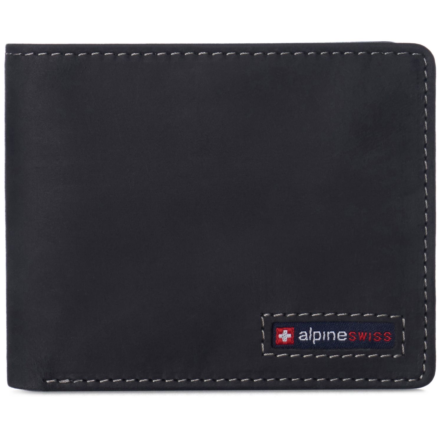 Men's Wallet for Men RFID Protected Leather Wallet Spencer Bifold Divided Bill Section Gift Box 2 ID Windows 14 Card Storage Pockets