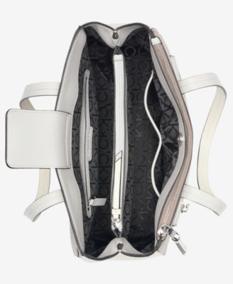 Hadley Signature Colorblocked Triple Compartment Tote