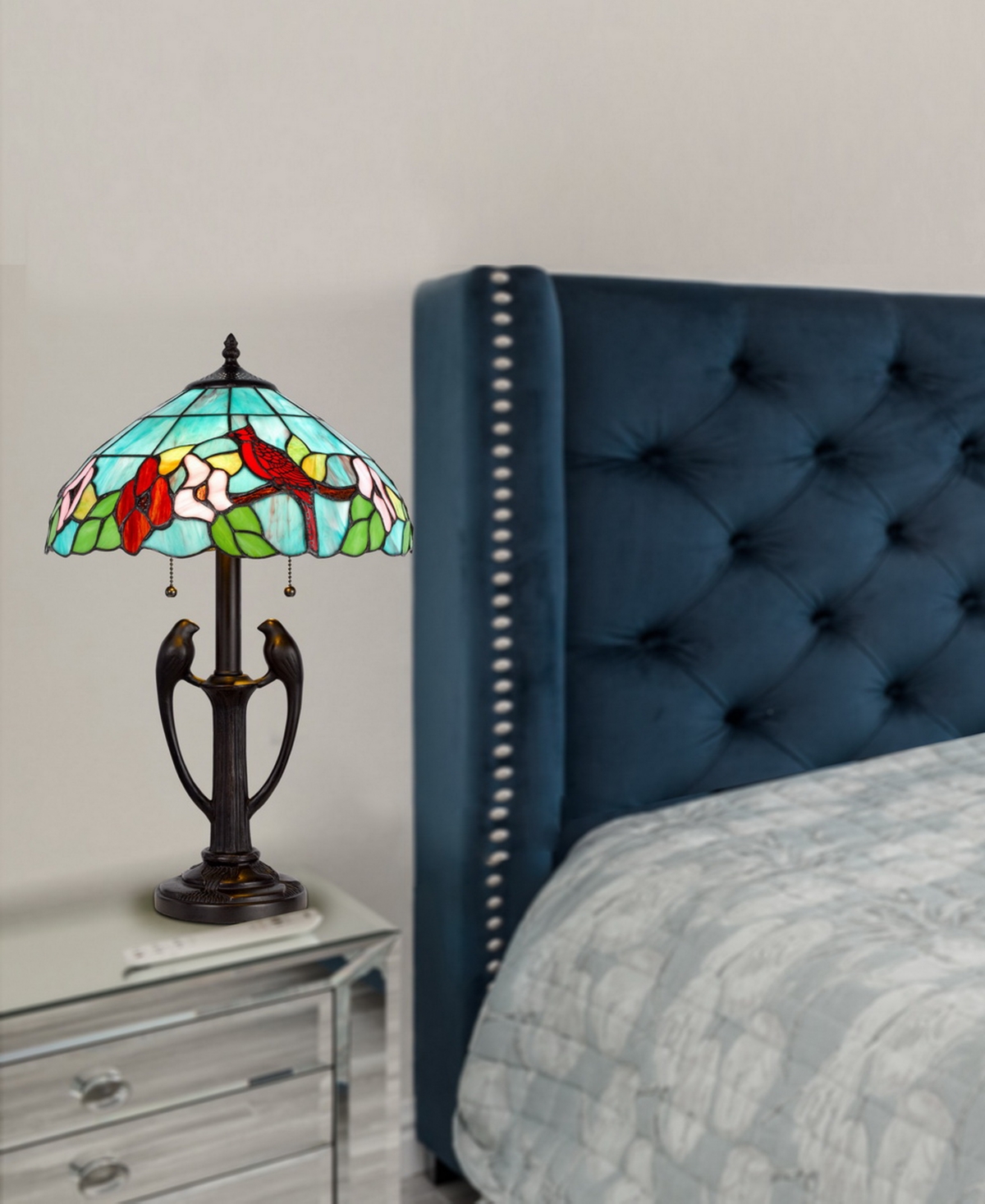 Cal Lighting 22" Height Metal Table Lamp In Antique Bronze