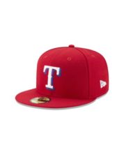 Men's Fanatics Branded Red Texas Rangers Hometown Collection Baseball Is Bigger in T-Shirt Size: 3XL