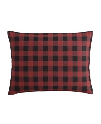 CLOSEOUT! Mountain Plaid Cotton Reversible 3 Piece Comforter Set, King