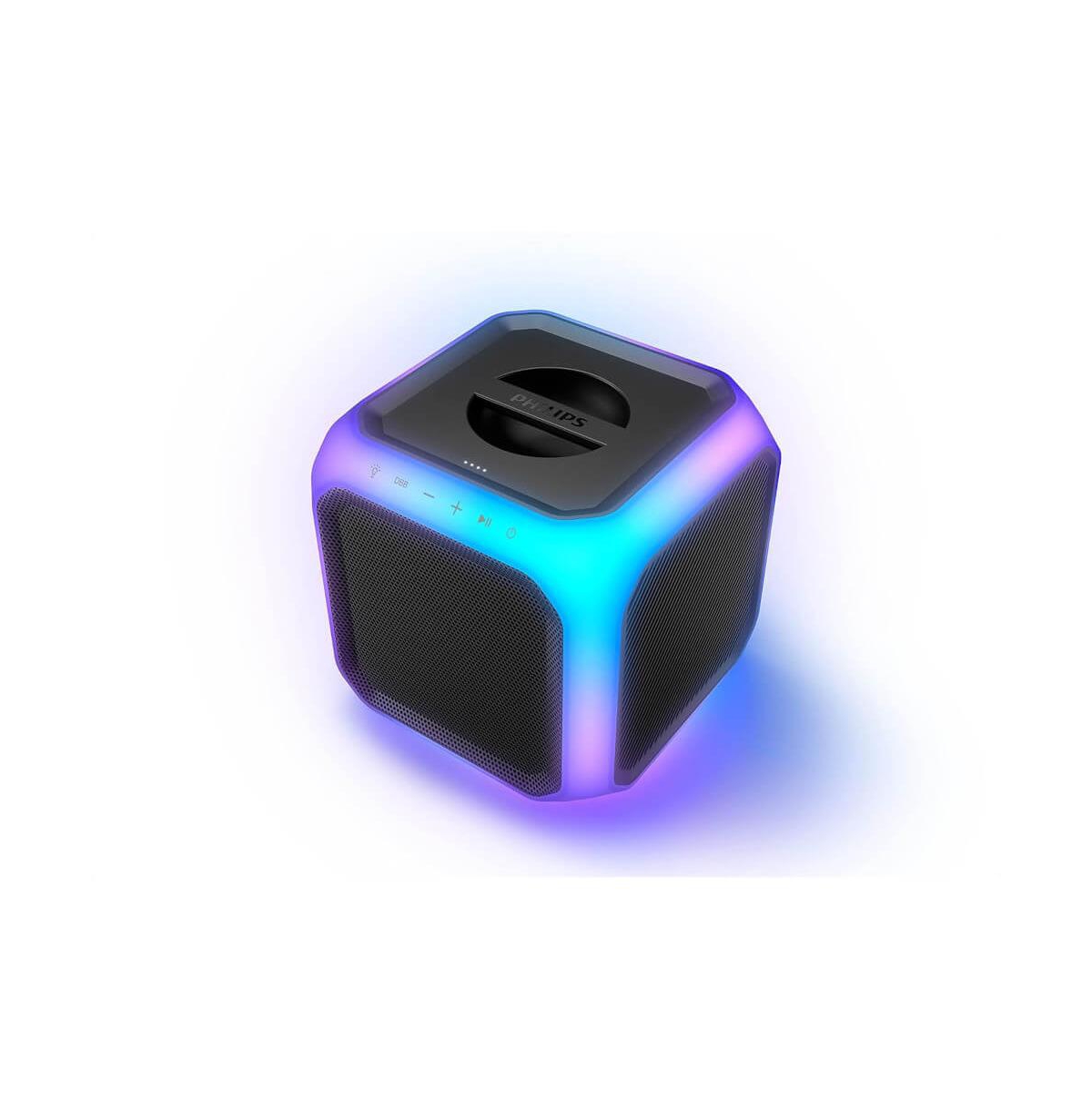 Philips X7207 Bluetooth Party Cube Speaker - Black