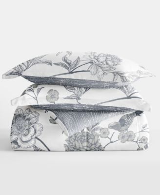 Molly Botanicals Reversible 3-Pc. Comforter Set, King/California King