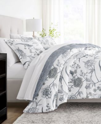 Molly Botanicals Reversible 3-Pc. Comforter Set, Full/Queen