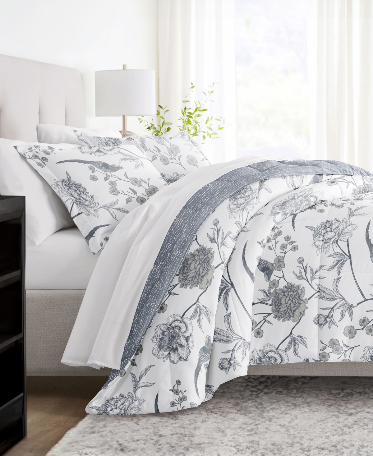 ienjoy Home Molly Botanicals Reversible 3-Pc. Comforter Set