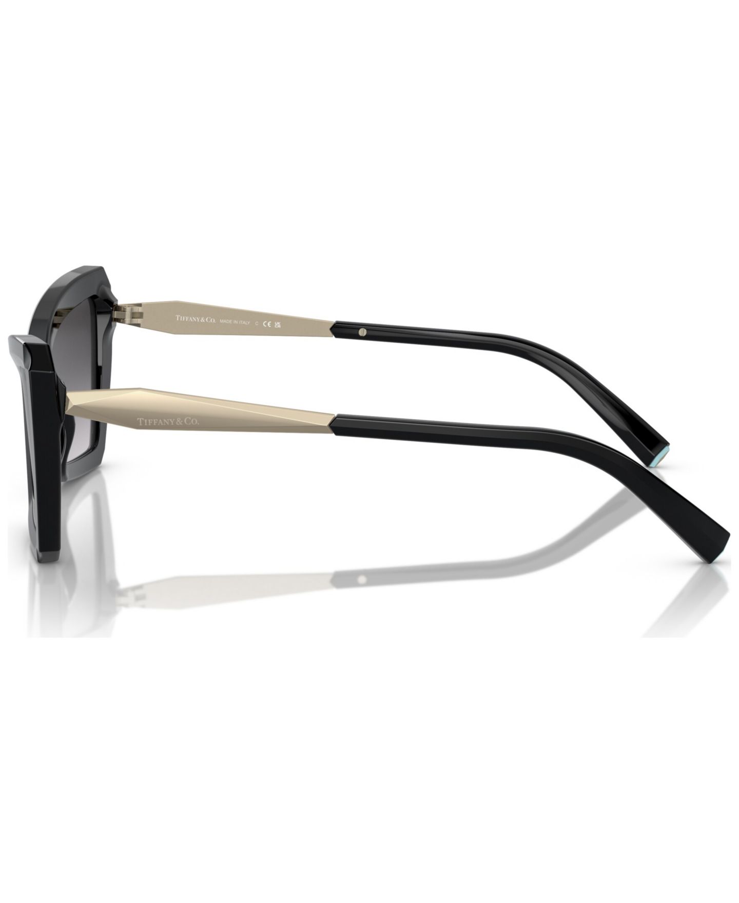 Женские солнцезащитные очки Tiffany & Co. Sunglasses, Gradient TF4203, цвет: Чёрный — фото 4