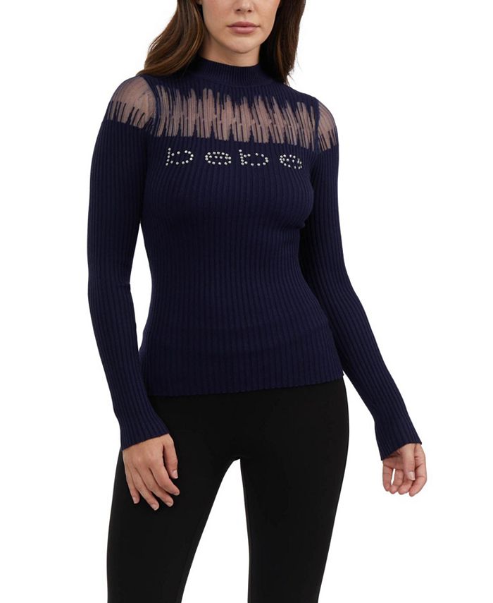 Bebe logo on sale sweater