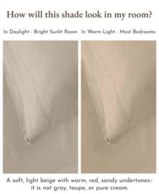 California Design Den Soft 100% Cotton Sheets Set - Cooling Durable Sateen, Deep Pocket - King