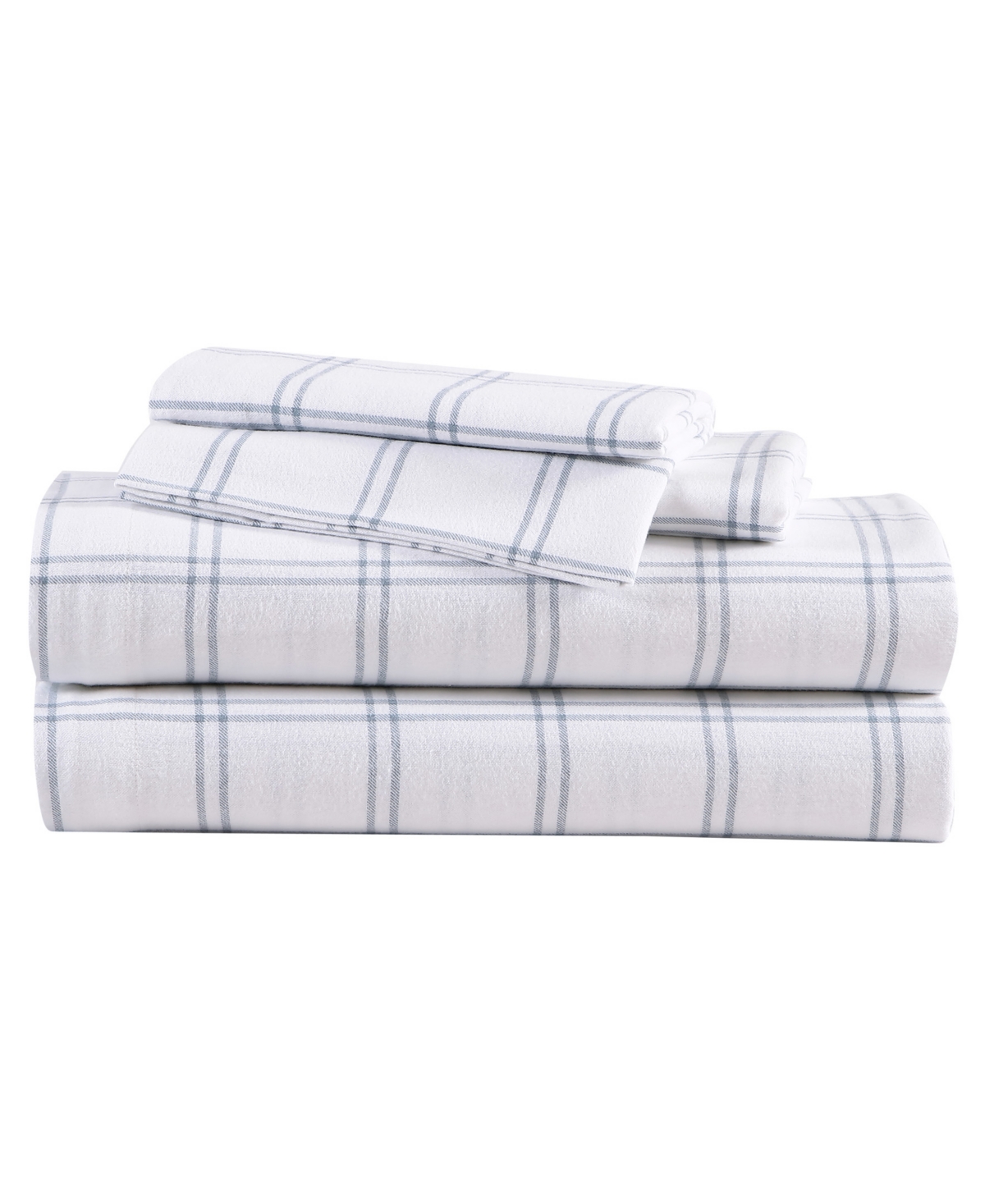 Eddie Bauer Printed Cotton Flannel 4-pc. Sheet Set, Queen In Westridge Plaid