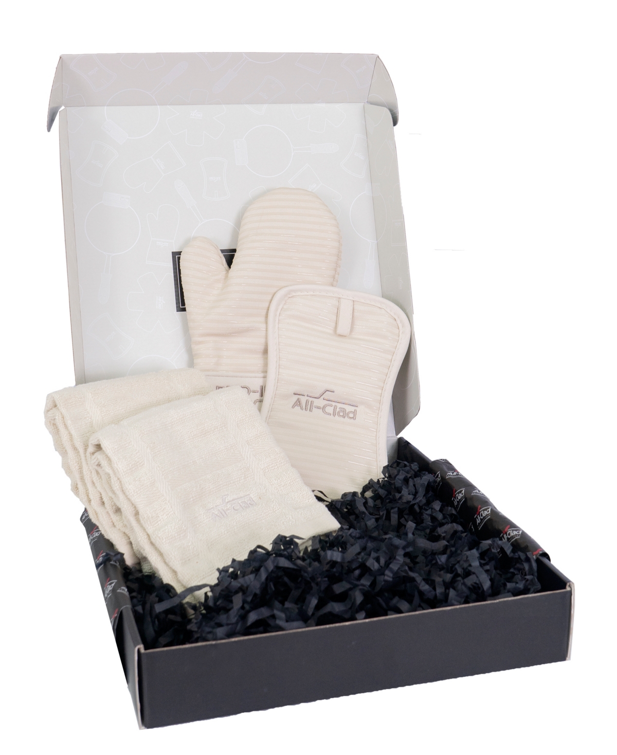 All-clad Foundation Collection 4-piece Gift Set In Almond