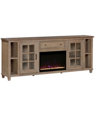 84"  Dawnwood 2PC TV Console Set (84" Console and Fireplace)