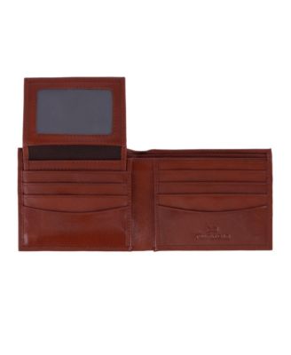 Men's Orion Leather 8-Slot Bi-Fold Wallet with Removable ID Card Case