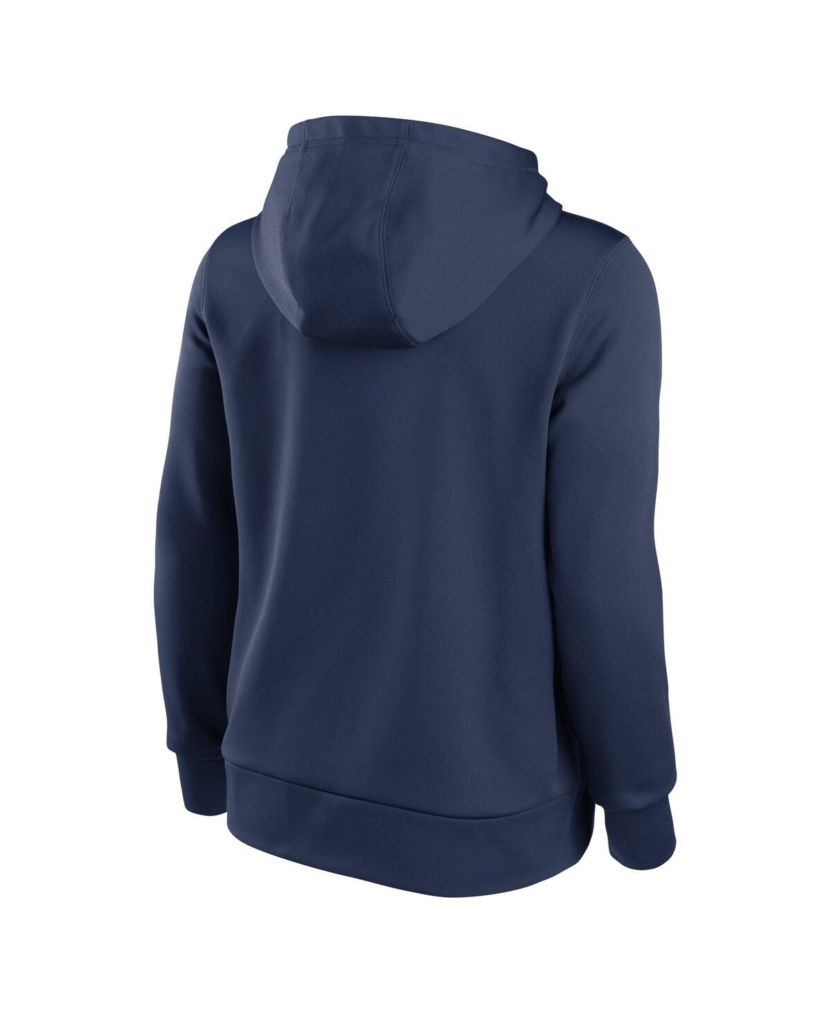 Shop Nike Women's  Navy Houston Astros 2023 Postseason Authentic Collection Dugout Fleece Pullover Hoodie