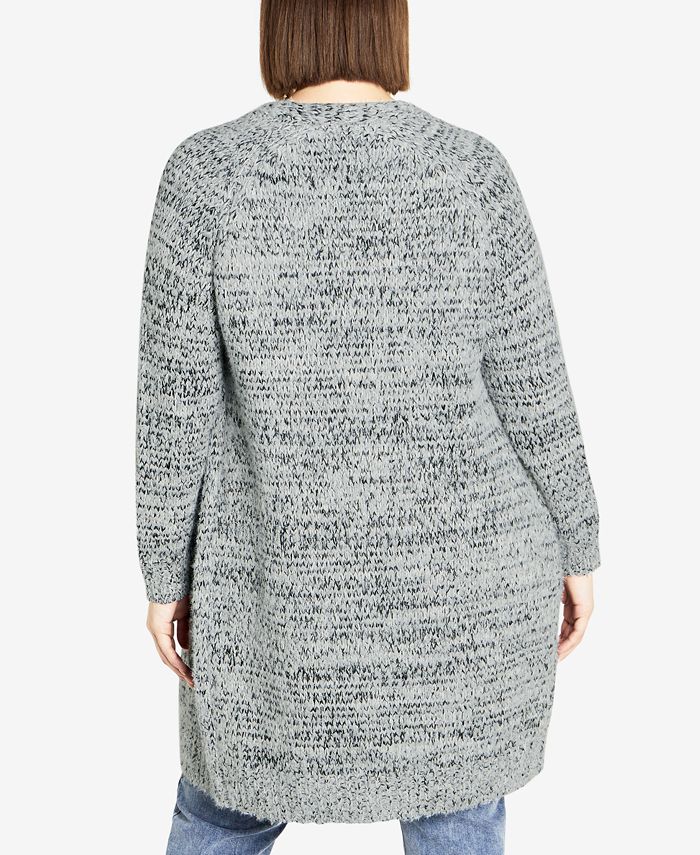 AVENUE Plus Size Amelia Cardigan Sweater - Macy's