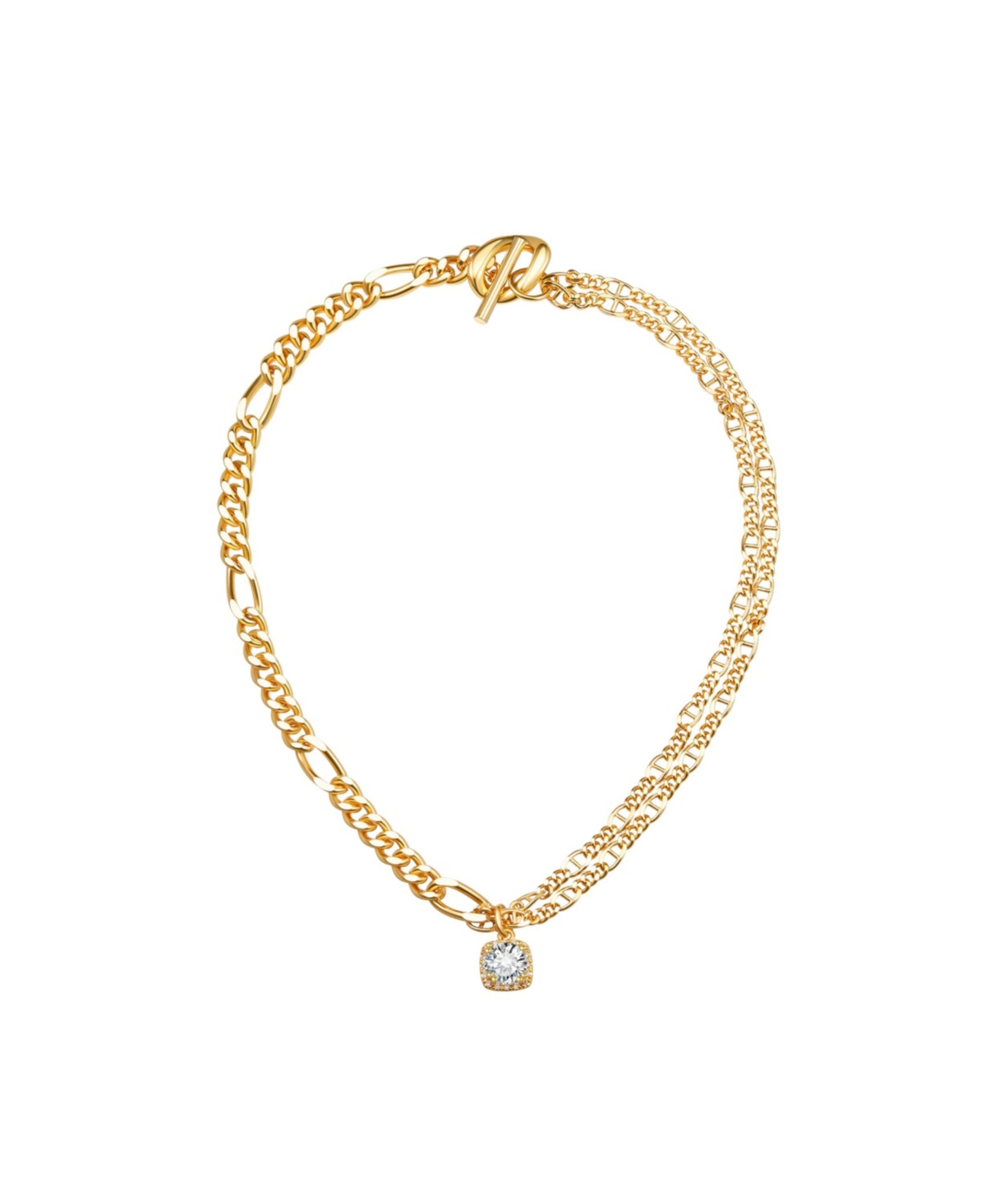 Jigsaw Puzzle Necklace - Gold