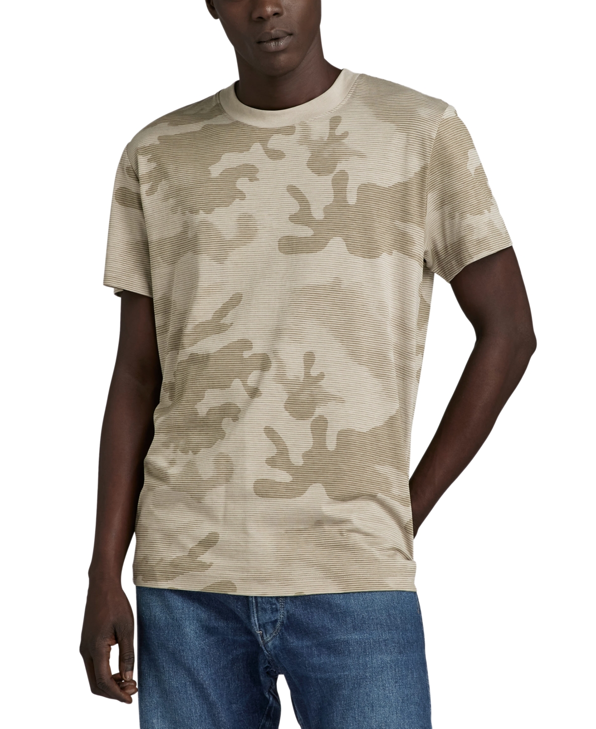 G-star Raw Men's Regular-fit Camouflage T-shirt In Multicolor