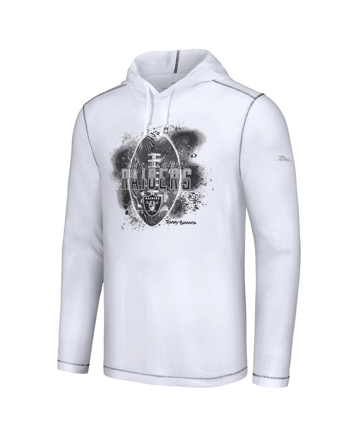 Shop Tommy Bahama Men's  White Dallas Cowboys Graffiti Touchdown Pullover Hoodie