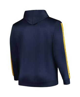Men's Navy Notre Dame Fighting Irish Big and Tall Fleece Pullover Hoodie