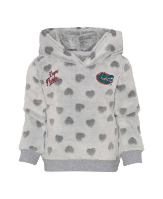 Girls Preschool Gray, Royal Florida Gators Heart to Heart Hoodie and Leggings Set