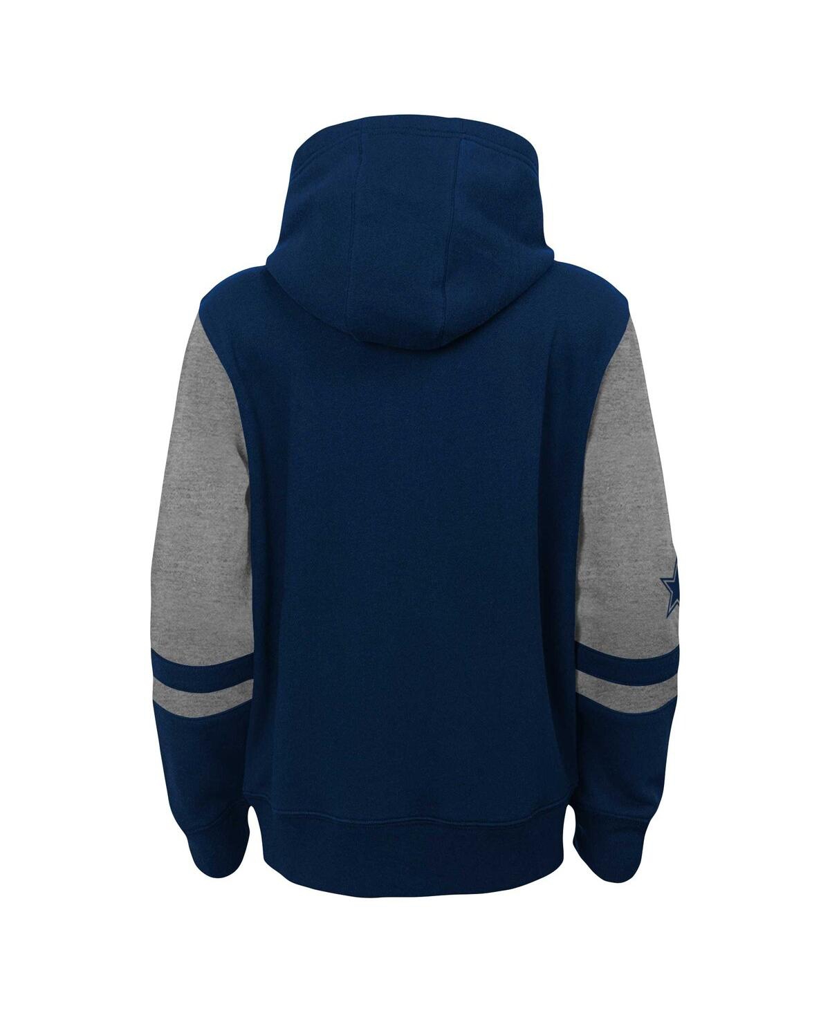 Big BoysDallas Cowboys Colorblock Full-Zip Hoodie - Navy
