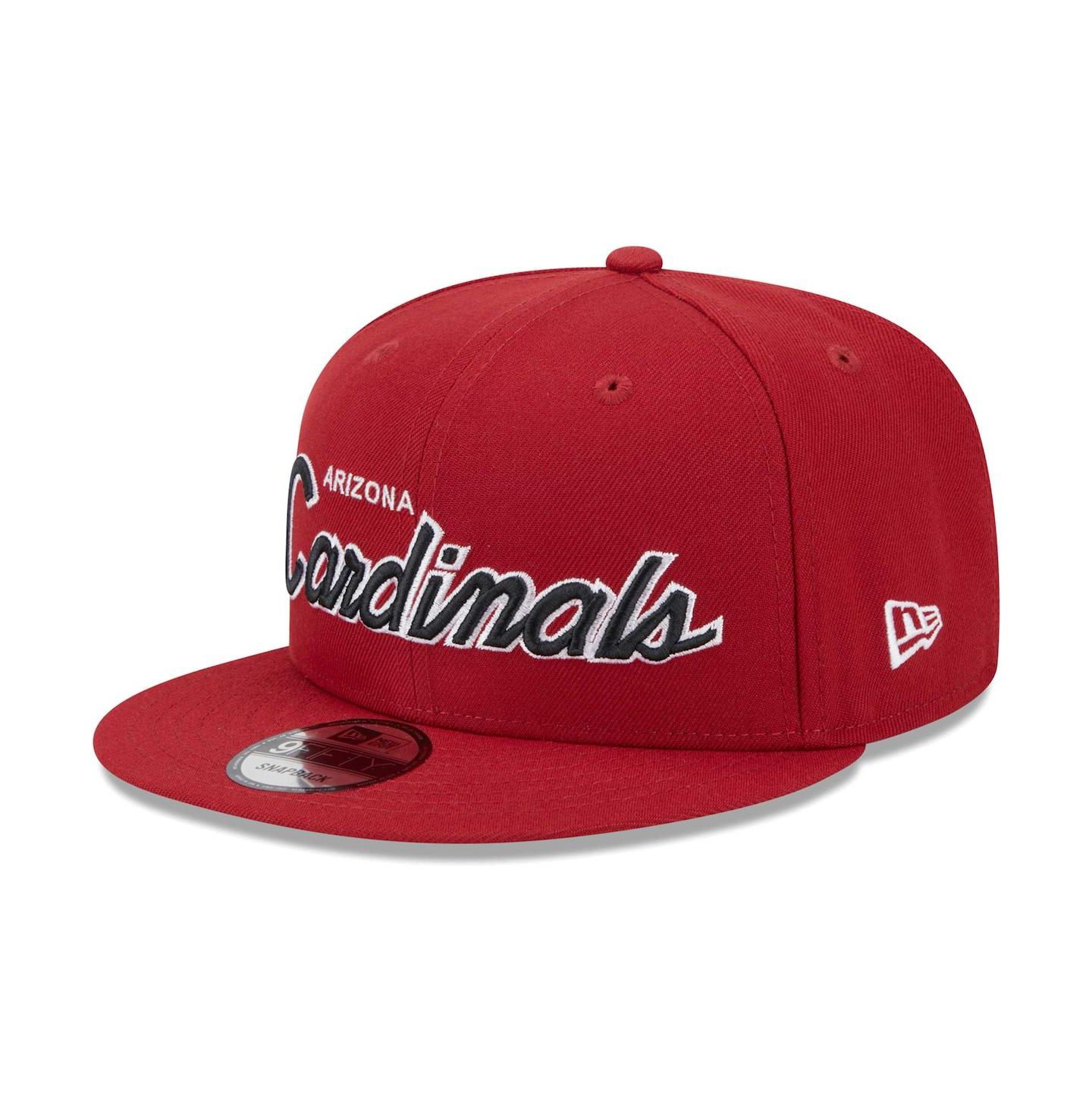 Мужская кепка New Era Cardinal Arizona Cardinals Main Script 9FIFTY Snapback Hat — фото 2