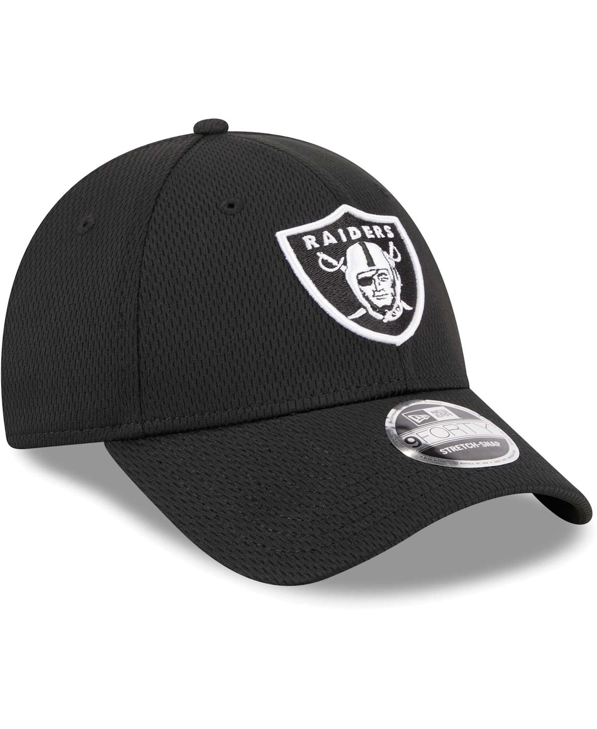 Men's New EraLas Vegas Raiders Main B-Dub 9FORTY Adjustable Hat - Black