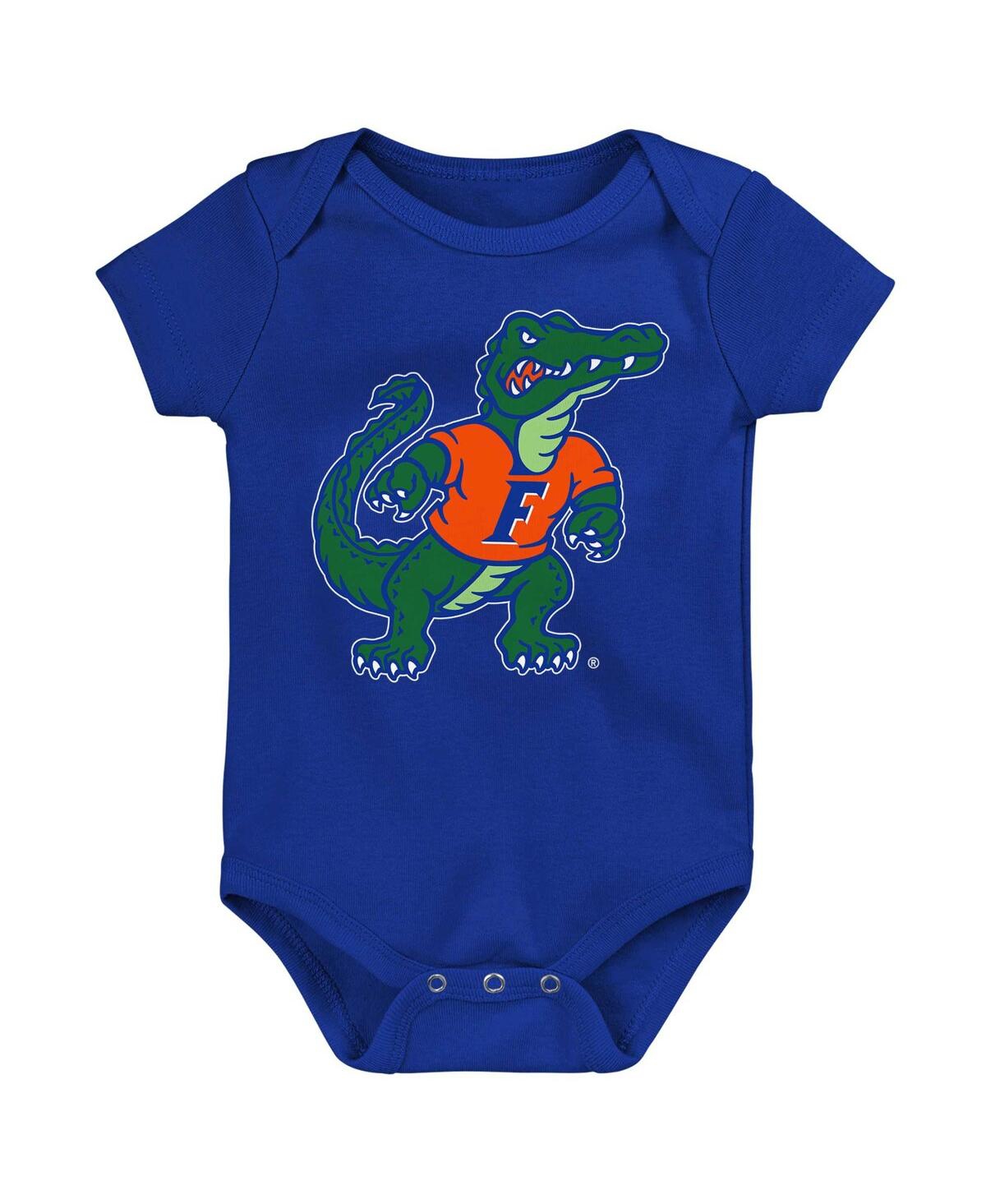 Outerstuff Babies' Newborn And Infant Boys And Girls Royal Florida Gators Standing Mascot Bodysuit