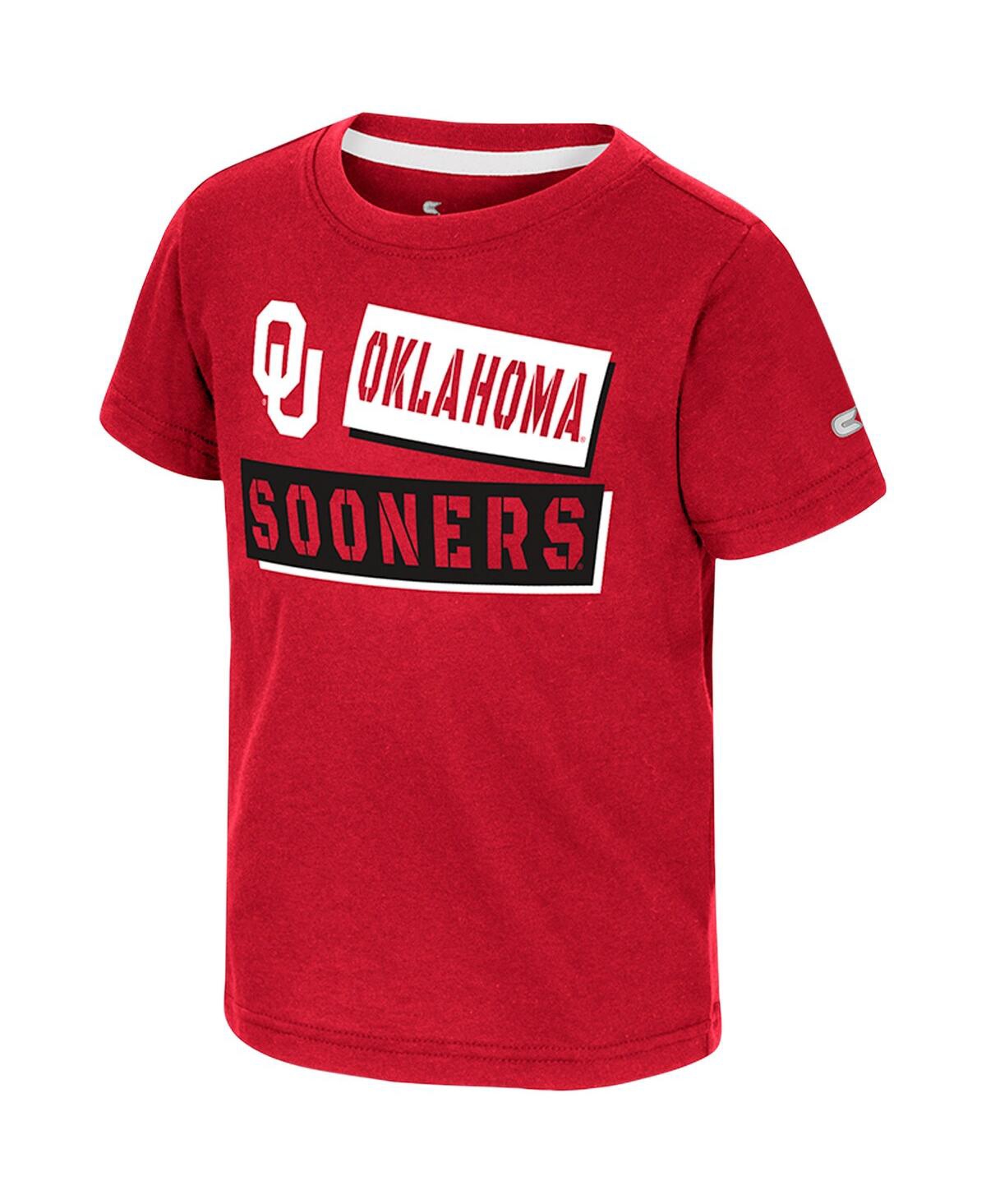 Shop Colosseum Toddler Boys And Girls  Crimson Oklahoma Sooners No Vacancy T-shirt