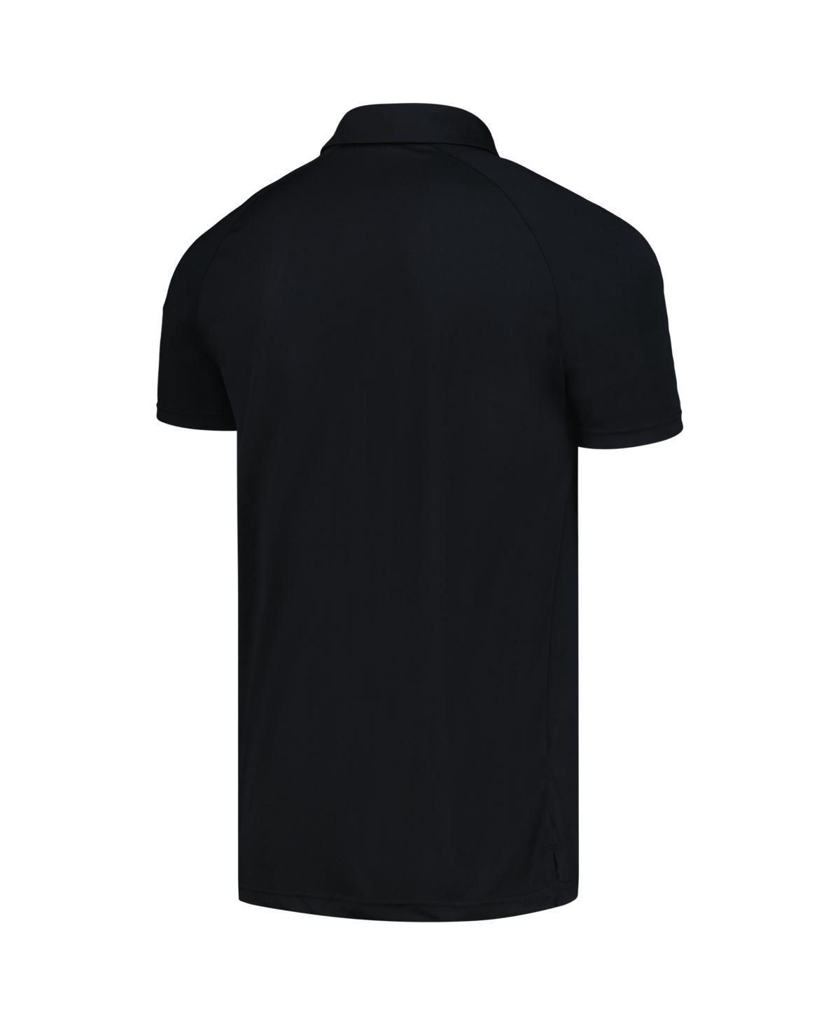 Shop Levelwear Men's  Black San Francisco Giants Sector Batter Up Raglan Polo Shirt