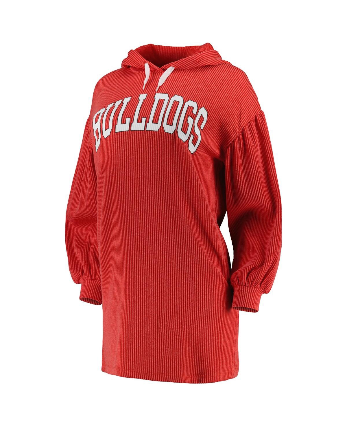 Gameday Couture Red Georgia Bulldogs Game Winner Vintage Wash Tri-blend Dress In Red