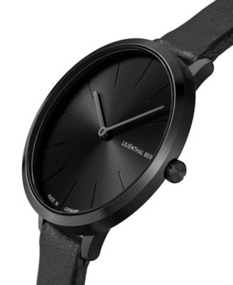 Orologio Da Uomo Lilienthal Berlin Huxley – Cassa 40 Mm In Acciaio 316L, Quadrante Bordeaux, Cinturino A Rete – Movimento Al Quarzo, Vetro Zaffiro