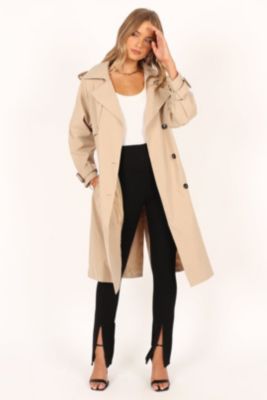Women's Trina Button Front Trench Coat