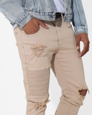 Men's Index Distressed Biker Jeans