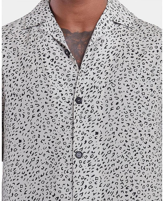 XXIII Mens Jose Leopard Button Up Shirt Macy's