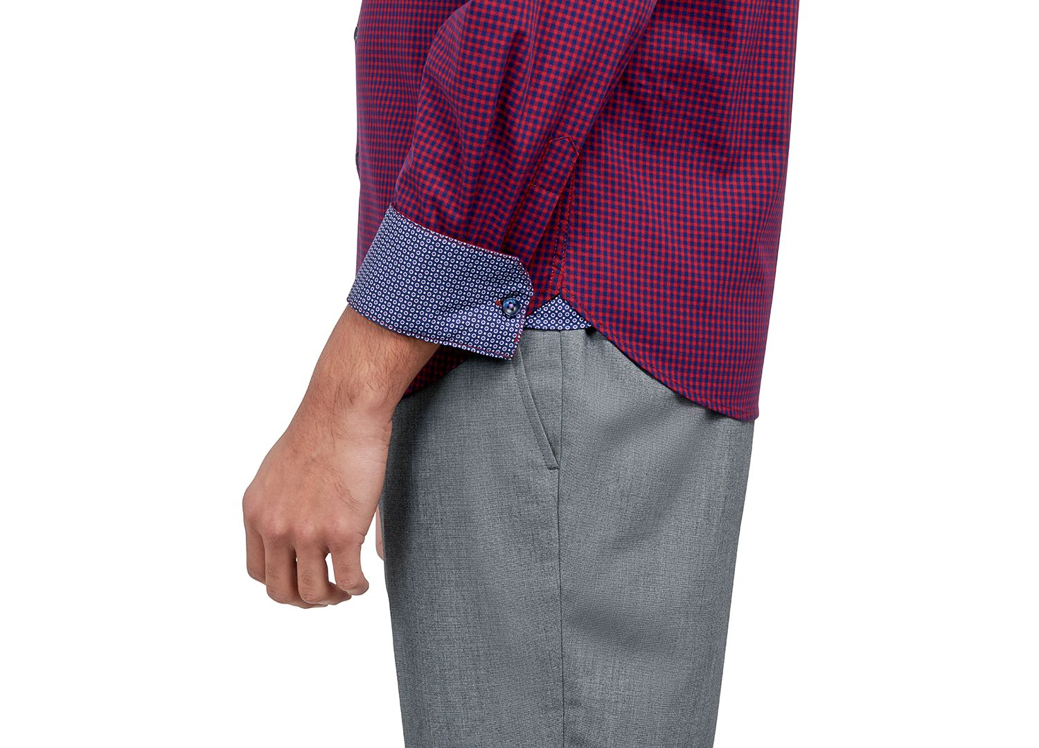 Men's Regular-Fit Gingham Dress Shirt