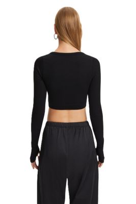 Women's Boat Neck Knit Crop Top