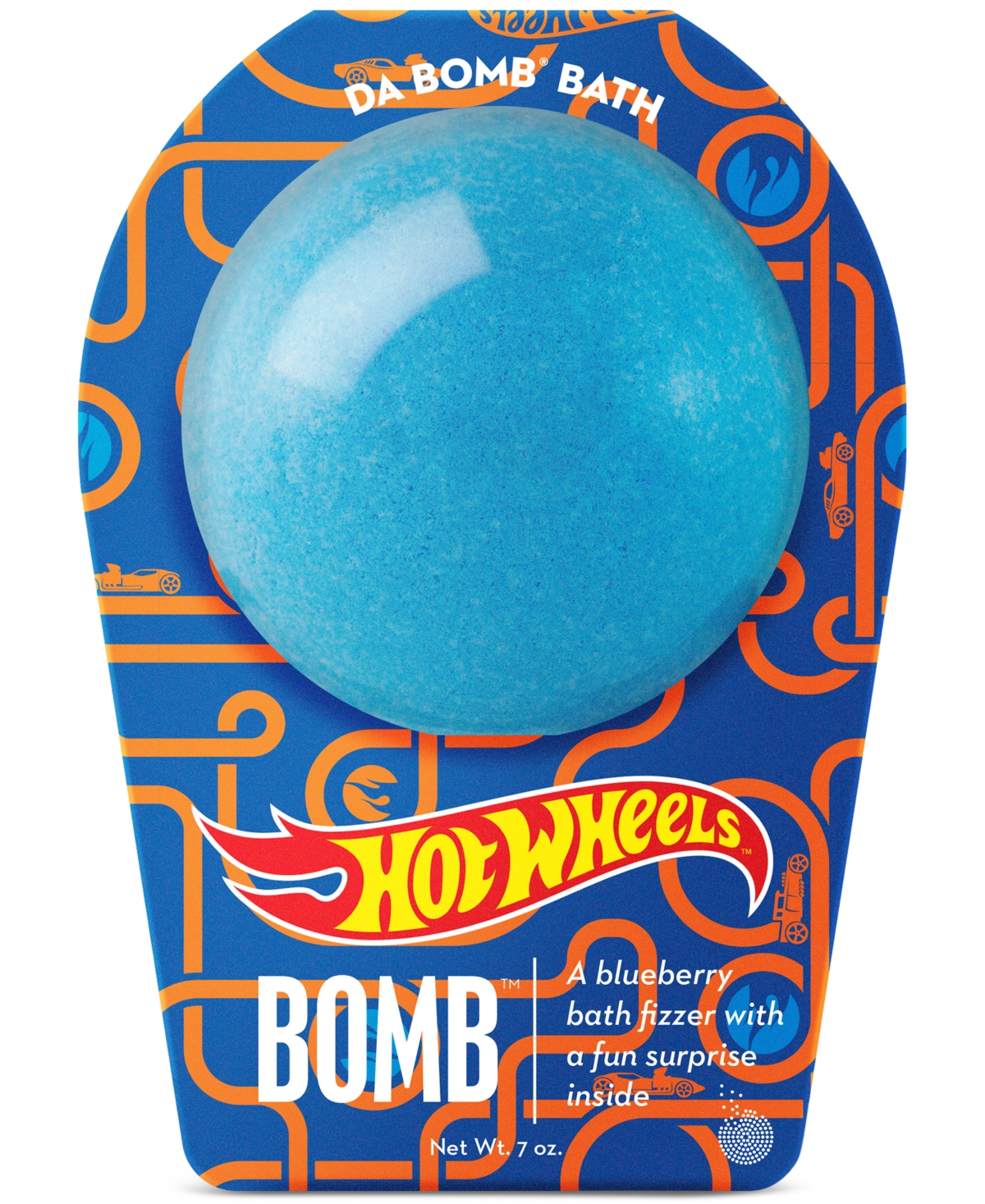 Hot Wheels Blue Bath Bomb, 7 oz. - Hot Wheels Blue Bath Bomb