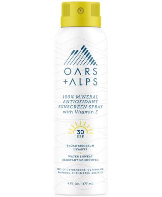 100% Mineral Antioxidant Sunscreen Spray SPF 30, 6 oz.