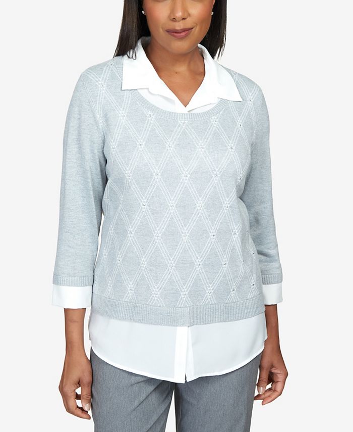 Alfred dunner sale sweaters macy's