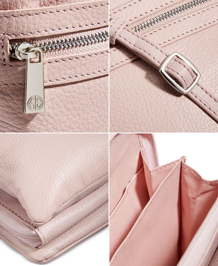 Giani Bernini TripleZip Pebble Leather Dasher Crossbody, Created for